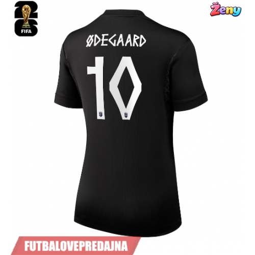 Lacne Ženy Futbalové dres Nórsko Martin Odegaard #10 MS 2026 Krátky Rukáv - Preč
